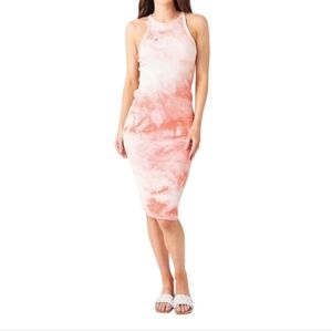 HEARTLOOM RIBBED TIE DYE TANK‎ DRESS XS